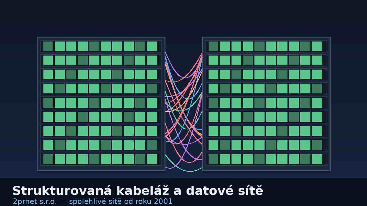 „Kabel je zapojený, tak funguje.“ U datové sítě to nestačí