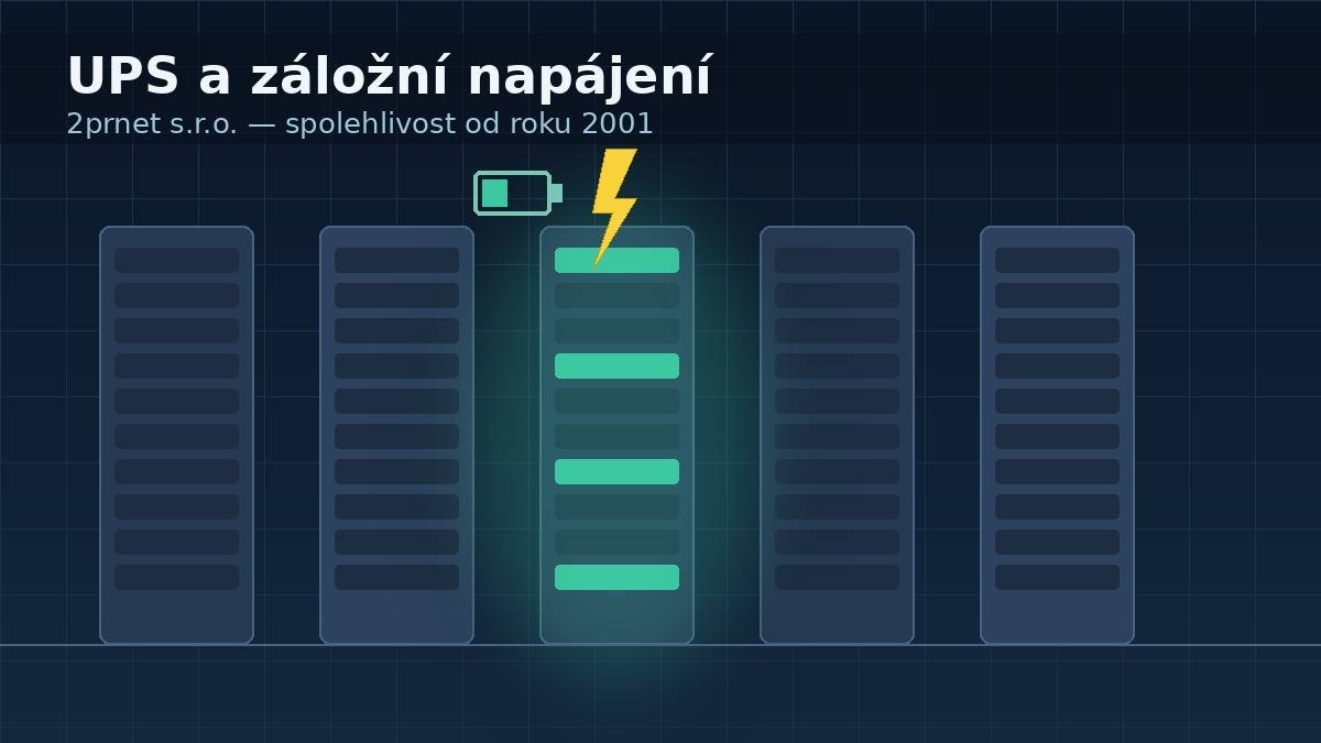 Výpadek proudu nečeká na vhodnou chvíli. Je vaše UPS připravená?
